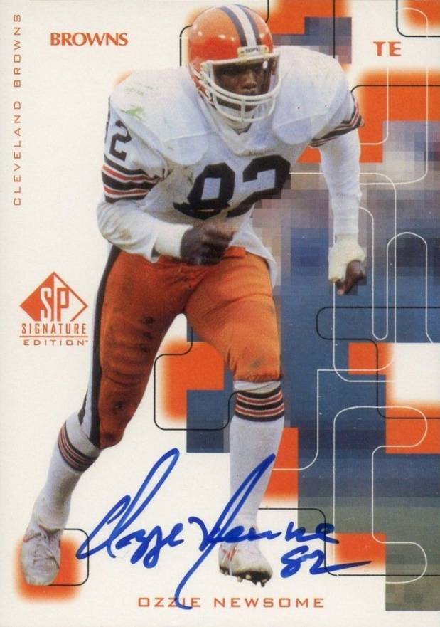 1999 SP Signature Ozzie Newsome #OZ Football Card