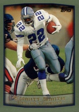 1999 Topps Emmitt Smith #50 Football Card