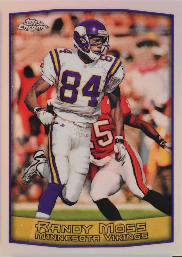 1999 Topps Chrome Randy Moss #1 Football Card