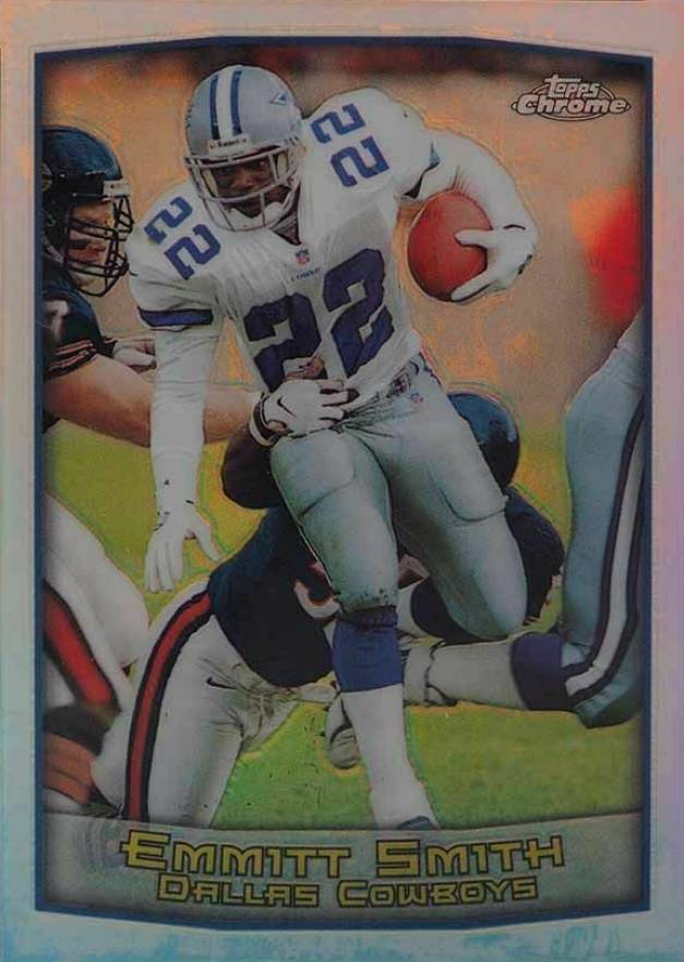 1999 Topps Chrome Emmitt Smith #30 Football Card