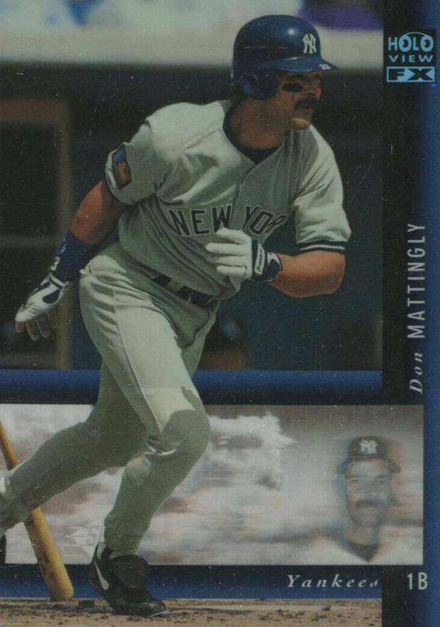 1994 SP Holoview Blue Don Mattingly #25 Baseball Card