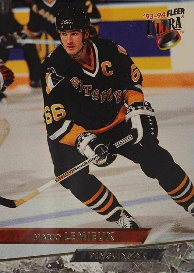 1993 Ultra Mario Lemieux #116 Hockey Card