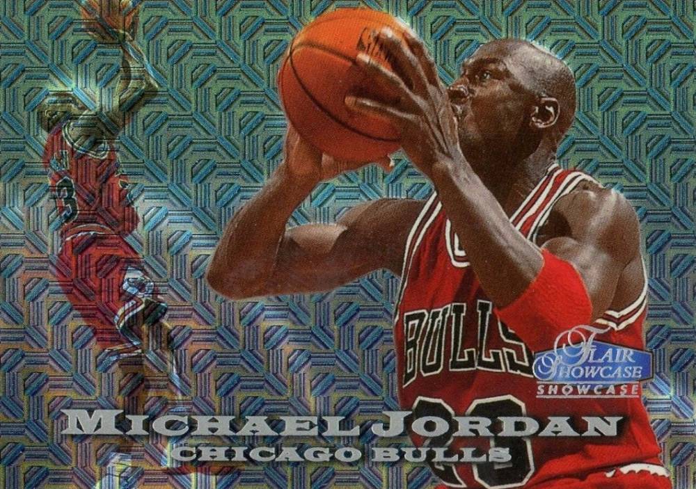 1997 Flair Showcase Michael Jordan #1 Basketball Card