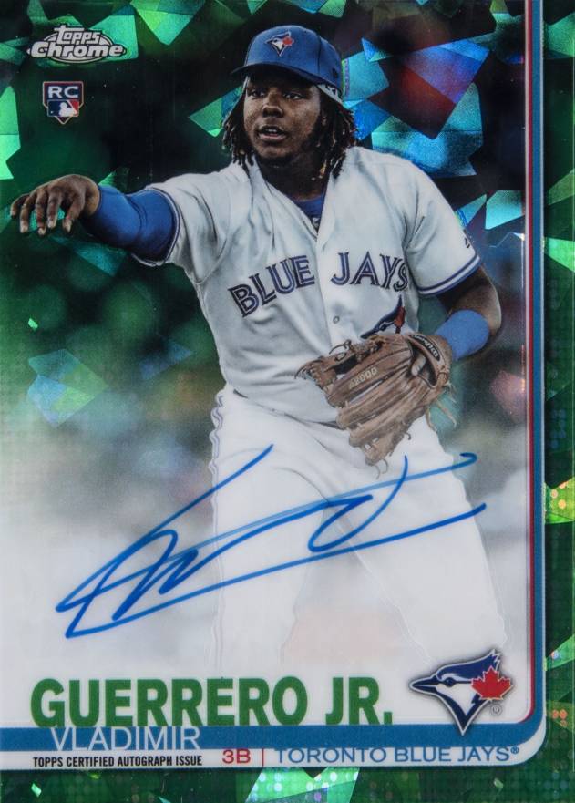 2019 Topps Chrome Sapphire Edition Rookie Autographs Vladimir Guerrero Jr. #VGJ Baseball Card