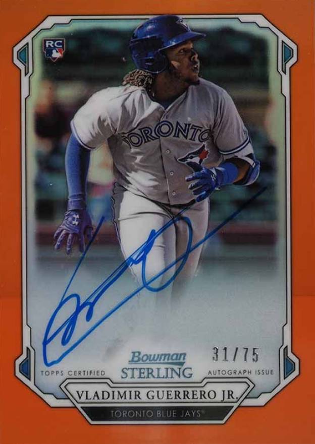 2019 Bowman Sterling Rookie Autographs  Vladimir Guerrero Jr. #VGJ Baseball Card