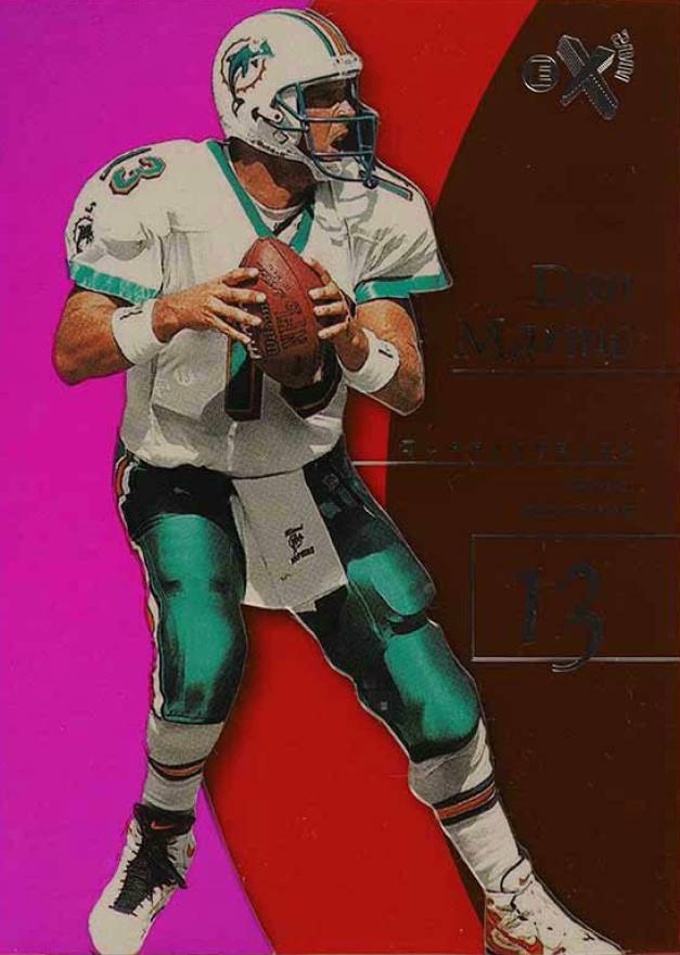 1998 Skybox E-X2001 Dan Marino #8 Football Card