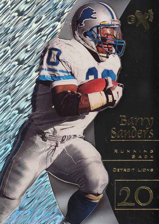 1998 Skybox E-X2001 Barry Sanders #5 Football Card