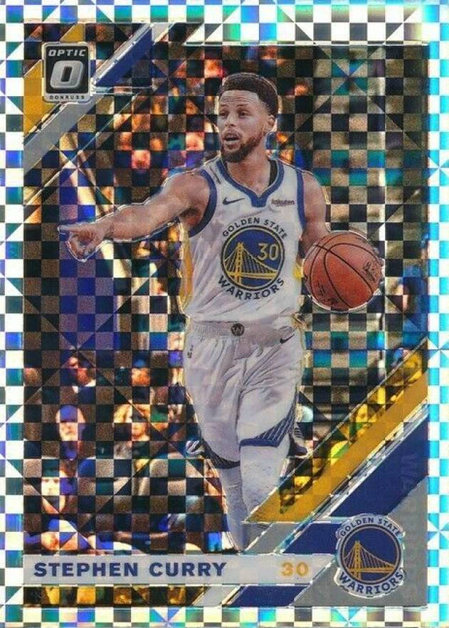 2019 Panini Donruss Optic Stephen Curry #8 Basketball Card