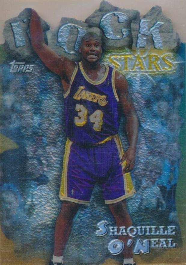 1997 Topps Rock Stars Shaquille O'Neal #RS13 Basketball Card