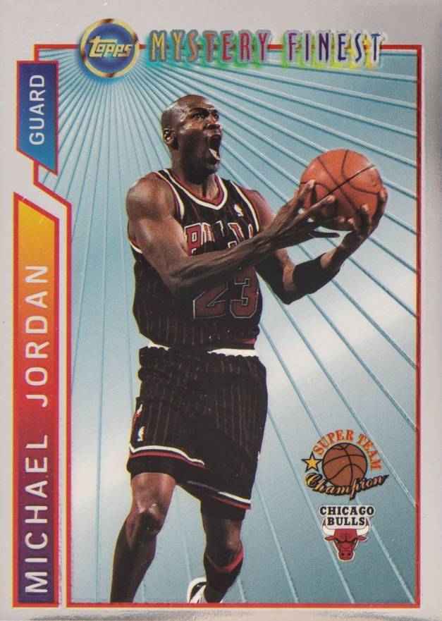 1996 Topps Mystery Finest  Michael Jordan #M14 Basketball Card