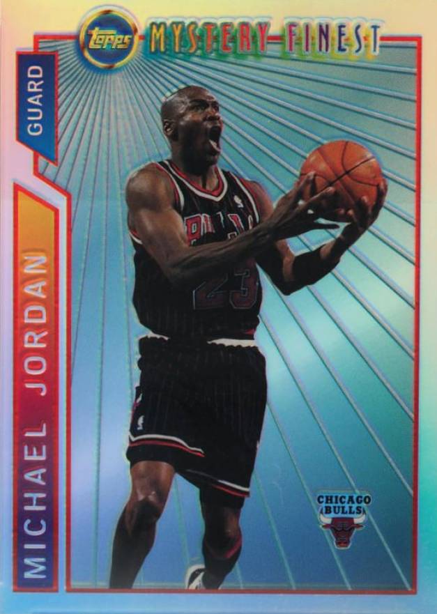 1996 Topps Mystery Finest  Michael Jordan #M14 Basketball Card