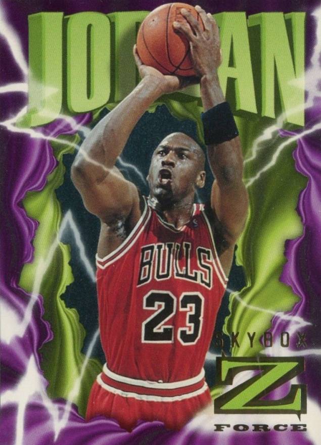 1996 Skybox Z-Force  Michael Jordan #11 Basketball Card