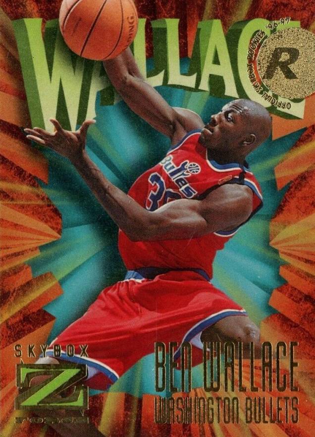 1996 Skybox Z-Force  Ben Wallace #165 Basketball Card