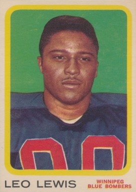 1963 Topps CFL Leo Lewis #78 Football Card