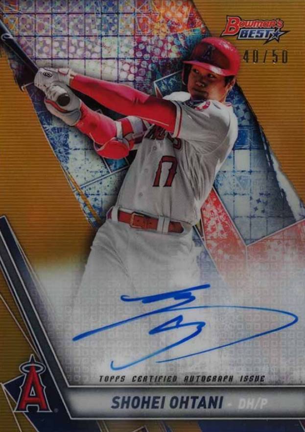 2019 Bowman's Best Best of 2019 Autographs Shohei Ohtani #B19SO Baseball Card