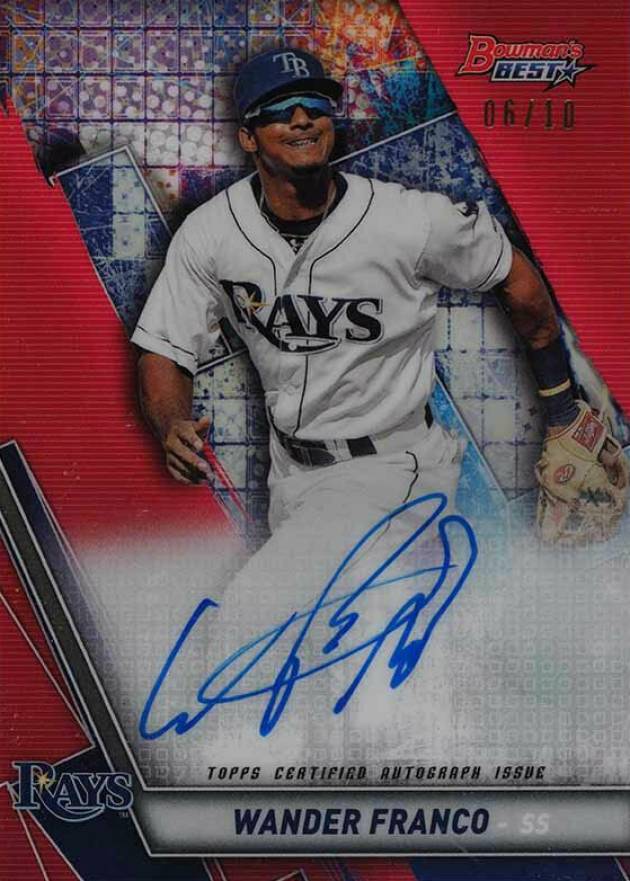 2019 Bowman's Best Best of 2019 Autographs Wander Franco #B19WF Baseball Card