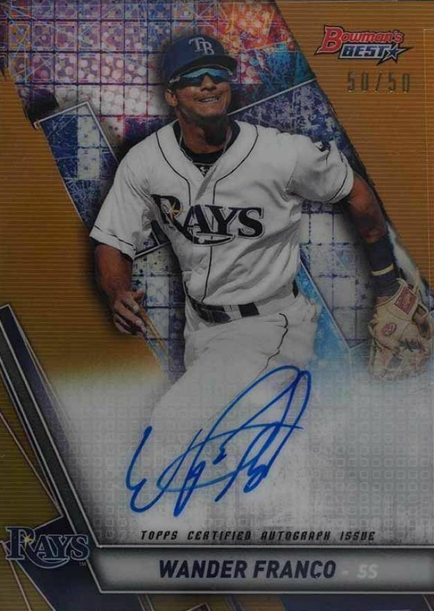 2019 Bowman's Best Best of 2019 Autographs Wander Franco #B19WF Baseball Card