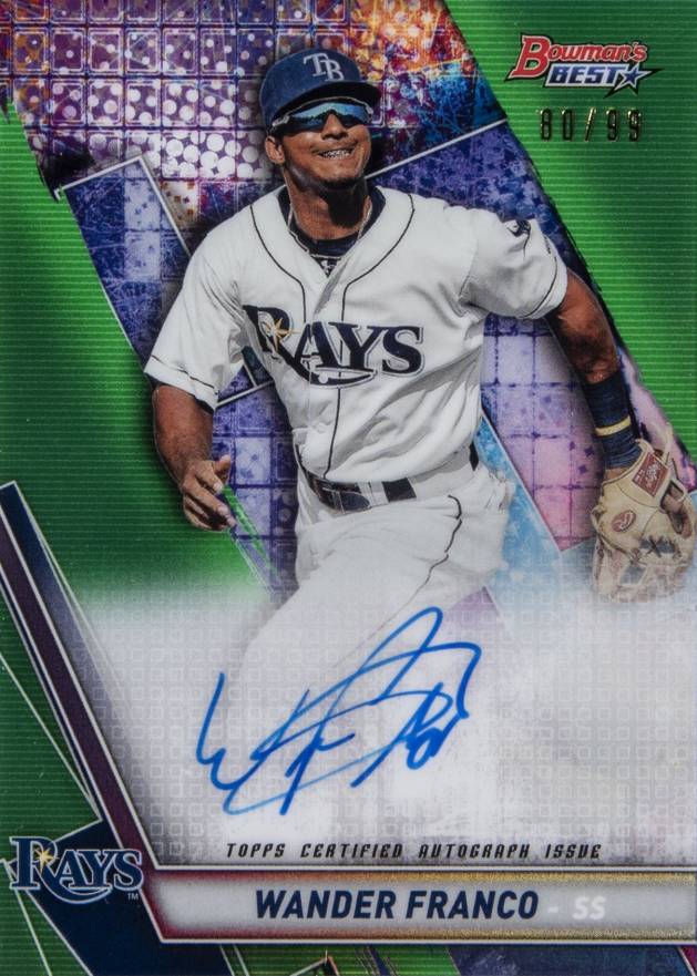 2019 Bowman's Best Best of 2019 Autographs Wander Franco #B19WF Baseball Card