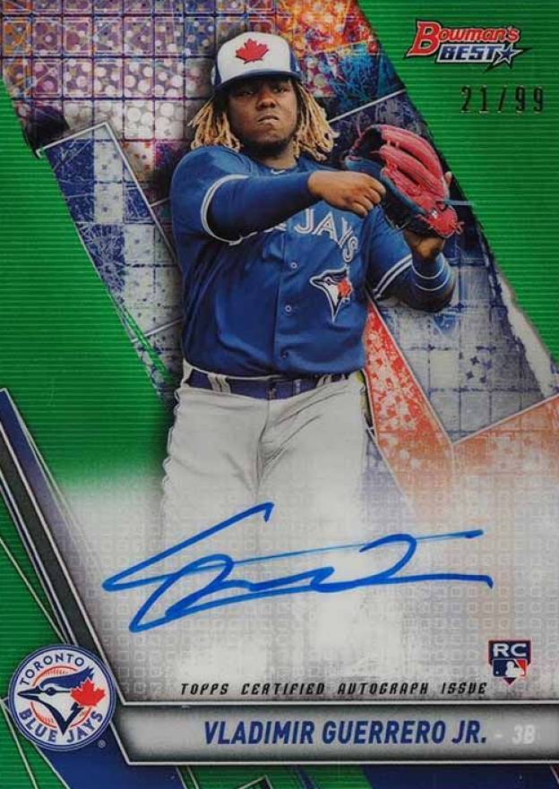 2019 Bowman's Best Best of 2019 Autographs Vladimir Guerrero Jr. #B19VGJ Baseball Card