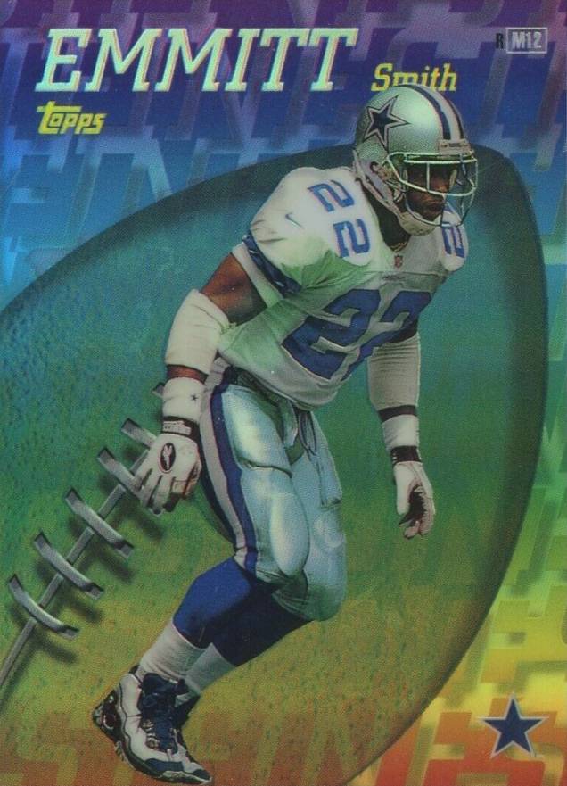 1998 Topps Mystery Finest Emmitt Smith #M12 Football Card