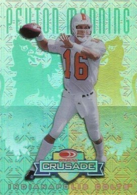 1998 Leaf R & S Crusade Peyton Manning #66 Football Card