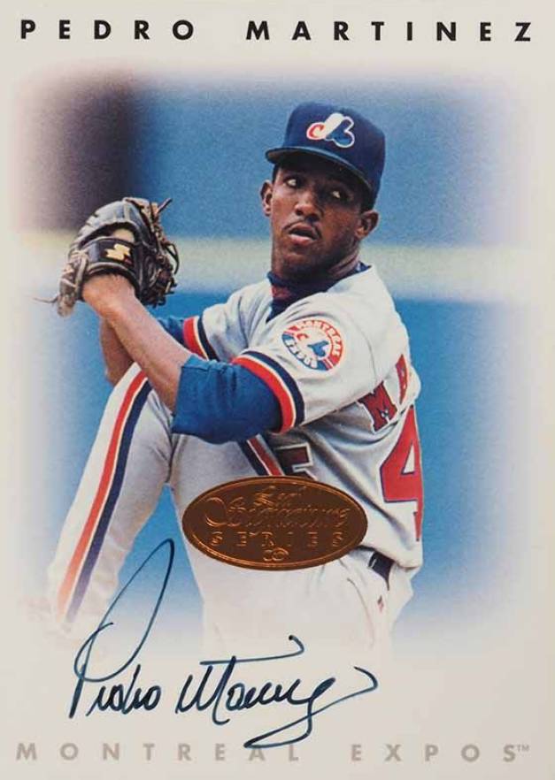 1996 Leaf Signature Autographs Pedro Martinez # Baseball Card