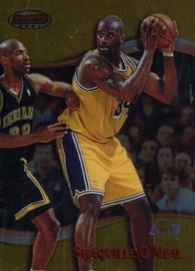 1998 Bowman's Best Shaquille O'Neal #100 Basketball Card