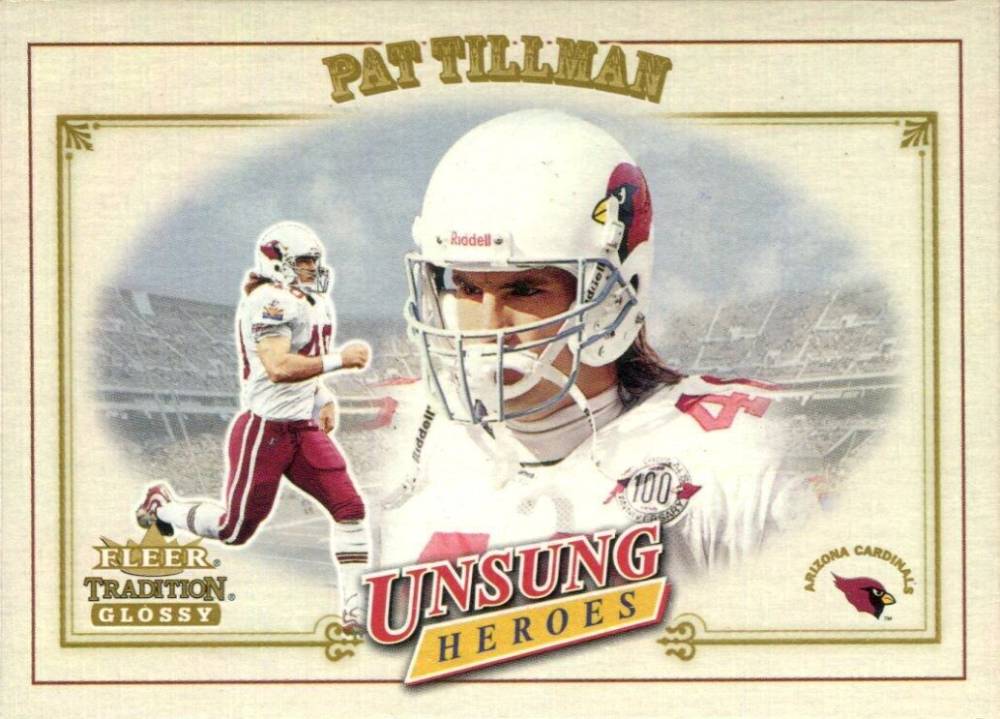 2001 Fleer Tradition Glossy Pat Tillman #325 Football Card