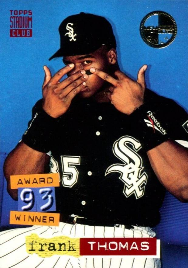 1994 Stadium Club Frank Thomas #285 Baseball Card