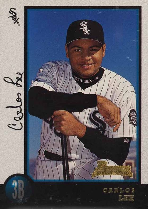 1998 Bowman Carlos Lee #428 Baseball Card