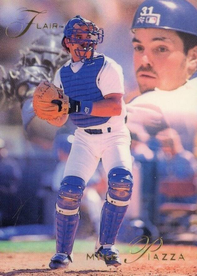 1993 Flair Mike Piazza #75 Baseball Card