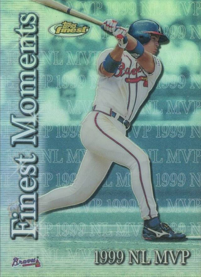 2000 Finest Moments Chipper Jones #FM1 Baseball Card