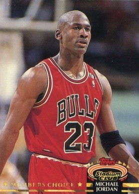 1992 Stadium Club  Michael Jordan #210 Basketball Card