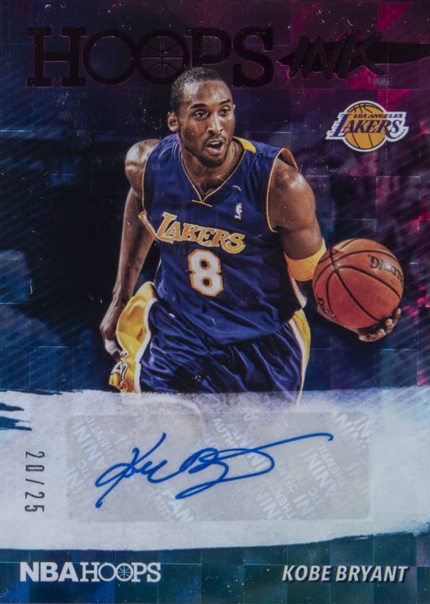 2019 Panini Hoops Hoops Ink Kobe Bryant #KBR Basketball Card