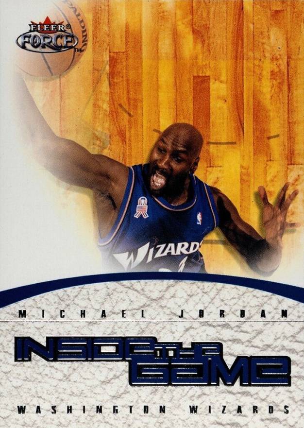 2001 Fleer Force Inside the Game Michael Jordan #11IG Basketball Card