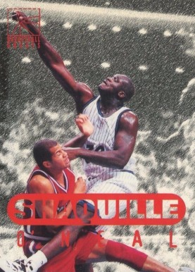 1996 Score Board Basketball Rookies Shaquille O'Neal #91 Basketball Card