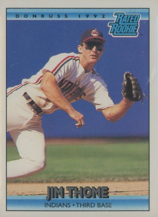 1992 Donruss Jim Thome #406 Baseball Card