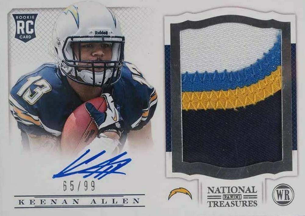 2013 Panini National Treasures Keenan Allen #217 Football Card