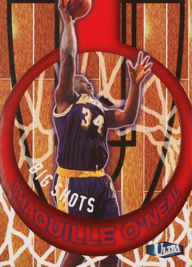 1997 Ultra Big Shots Shaquille O'Neal #3 Basketball Card