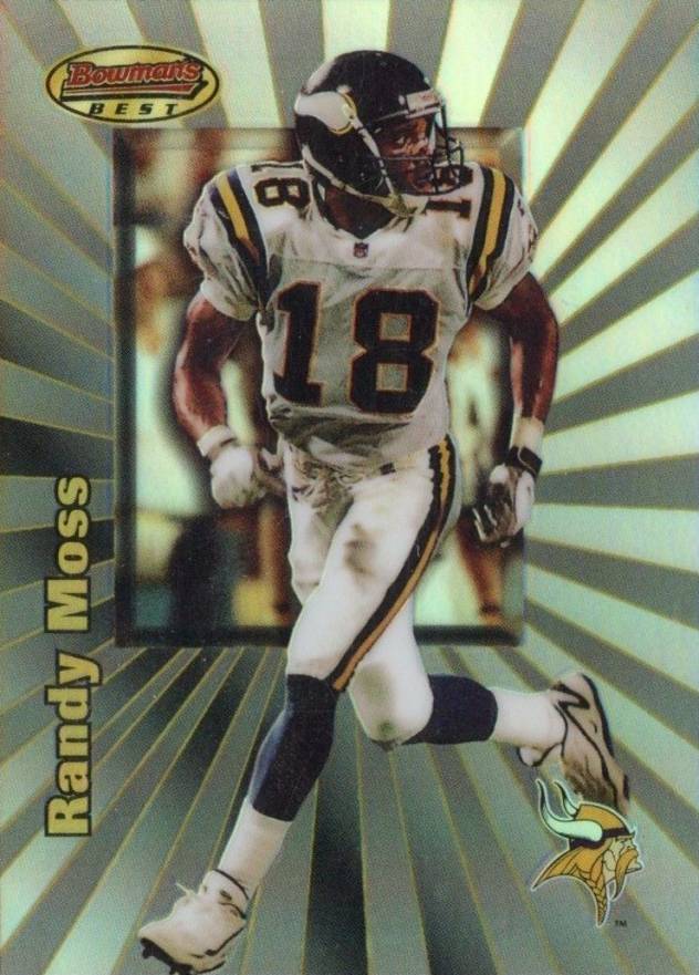 1998 Bowman's Best Randy Moss #109 Football Card