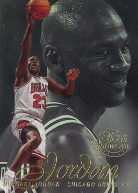 1996 Flair Showcase Michael Jordan #23 Basketball Card