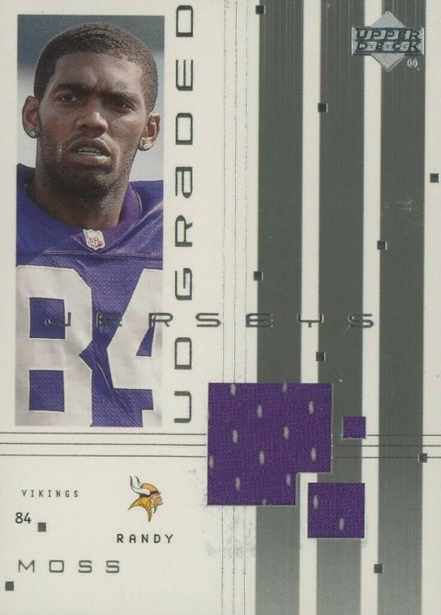 2000 Upper Deck Graded Game Jersey Randy Moss #G-RM Football Card