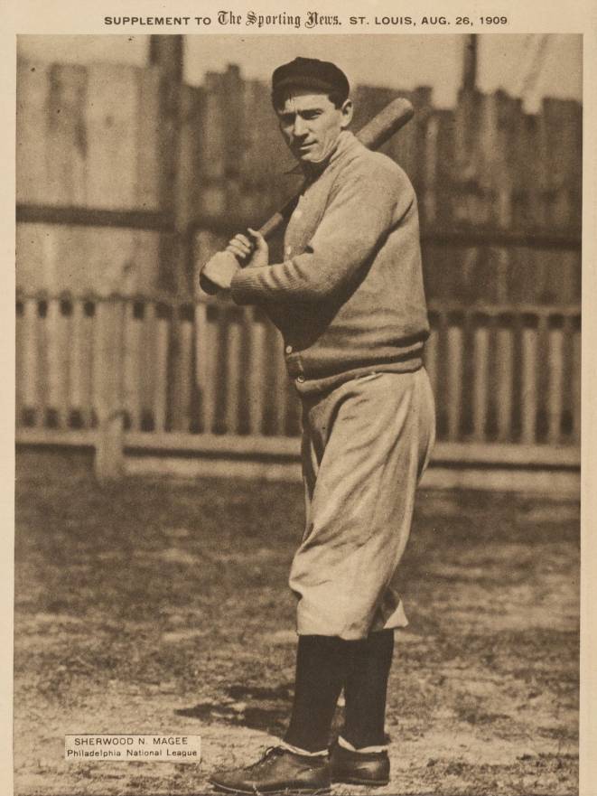 1909 Sporting News Supplements Sherry Magee # Baseball Card