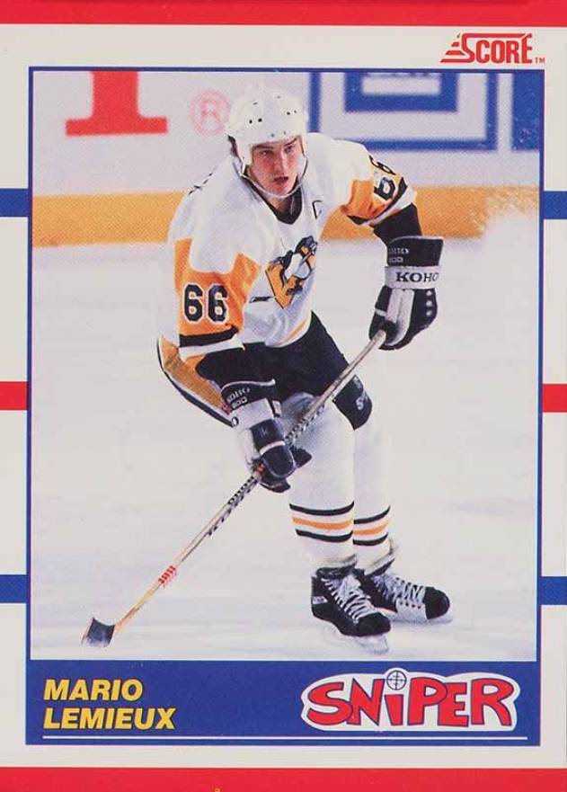 1990 Score Canadian Mario Lemieux #337 Hockey Card