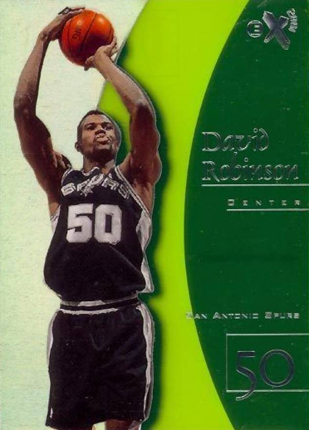 1997 Skybox E-X2001 David Robinson #18 Basketball Card