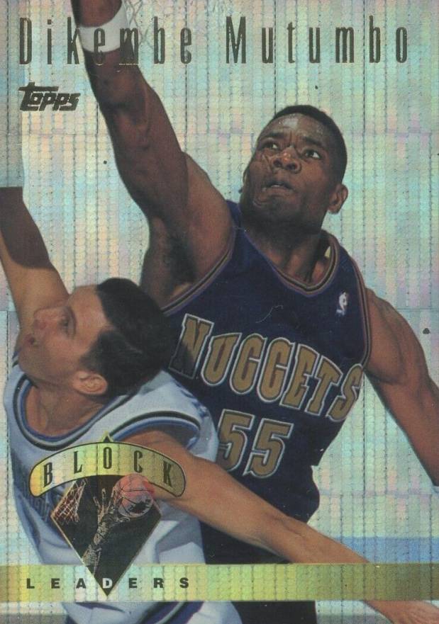 1995 Topps Power Boosters Dikembe Mutombo #26 Basketball Card