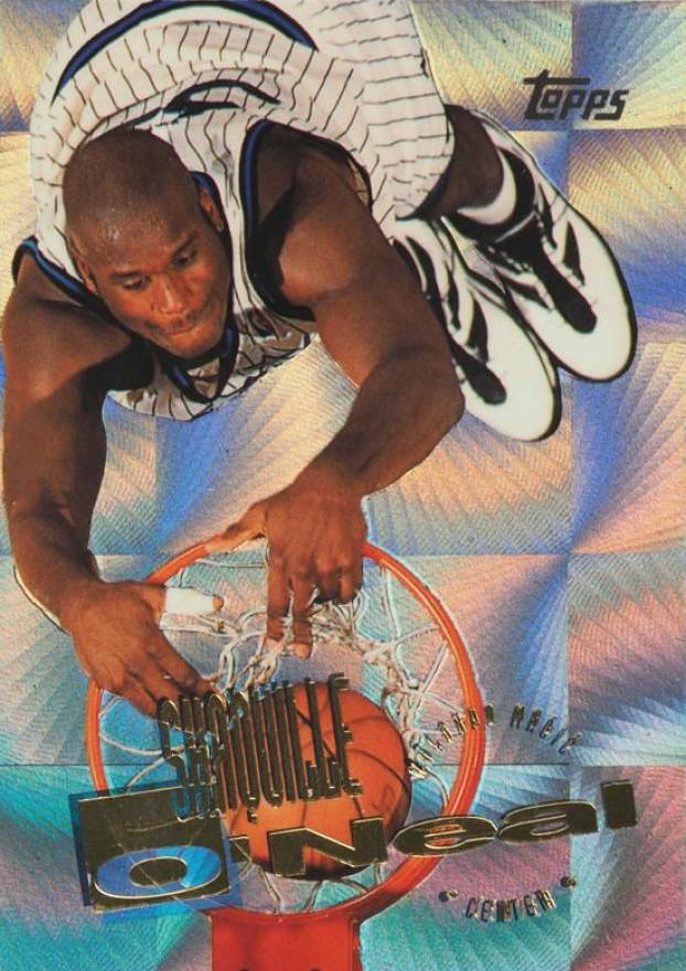 1995 Topps Power Boosters Shaquille O'Neal #279 Basketball Card