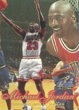 1997 Flair Showcase Michael Jordan #1 Basketball Card