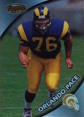 1997 Bowman's Best Orlando Pace #110 Football Card