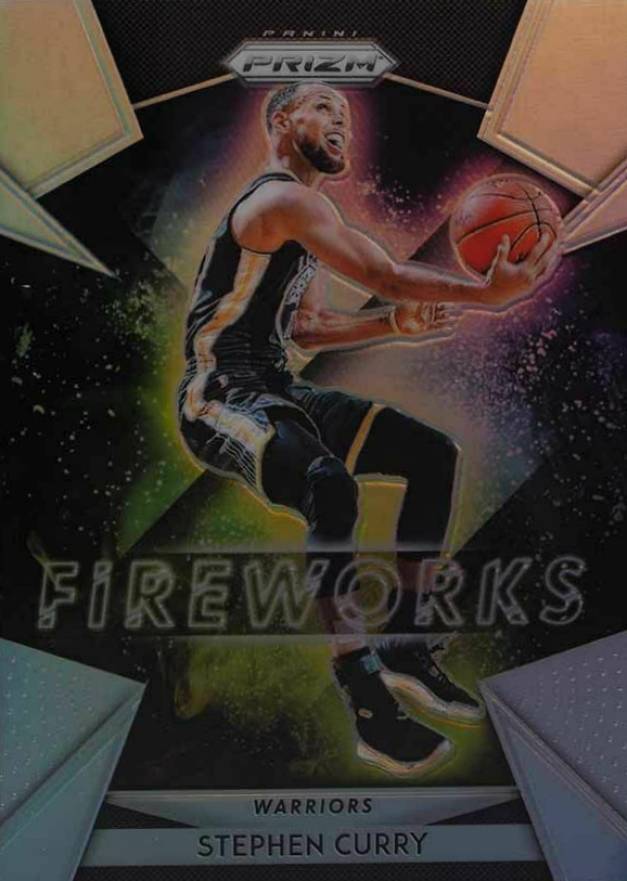 2018 Panini Prizm Fireworks Stephen Curry #23 Basketball Card